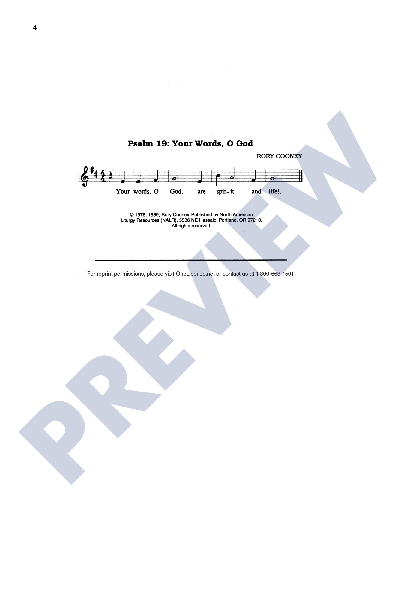 Psalm 19: Your Words, O God