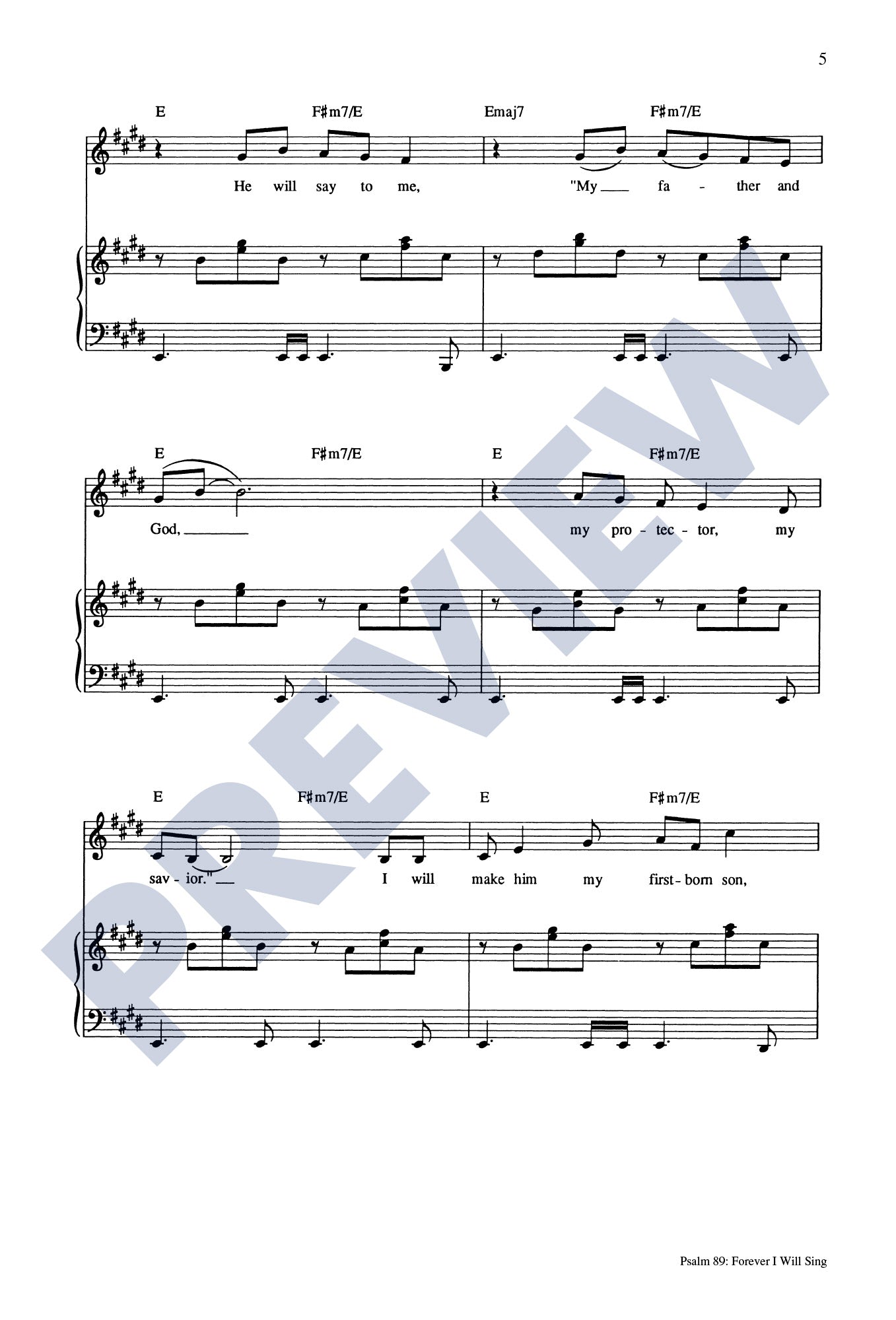 Psalm 89: Forever I Will Sing