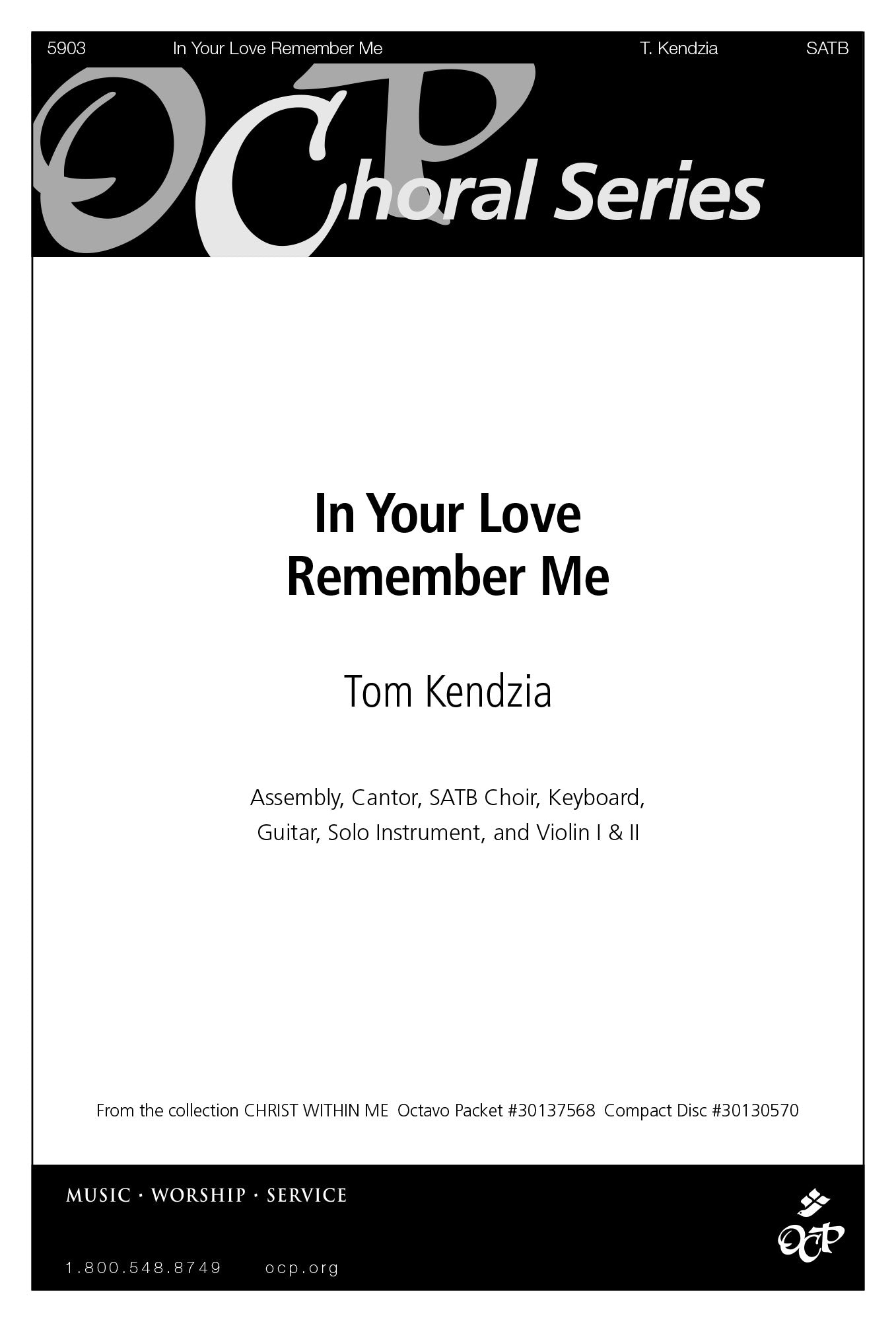 In Your Love Remember Me