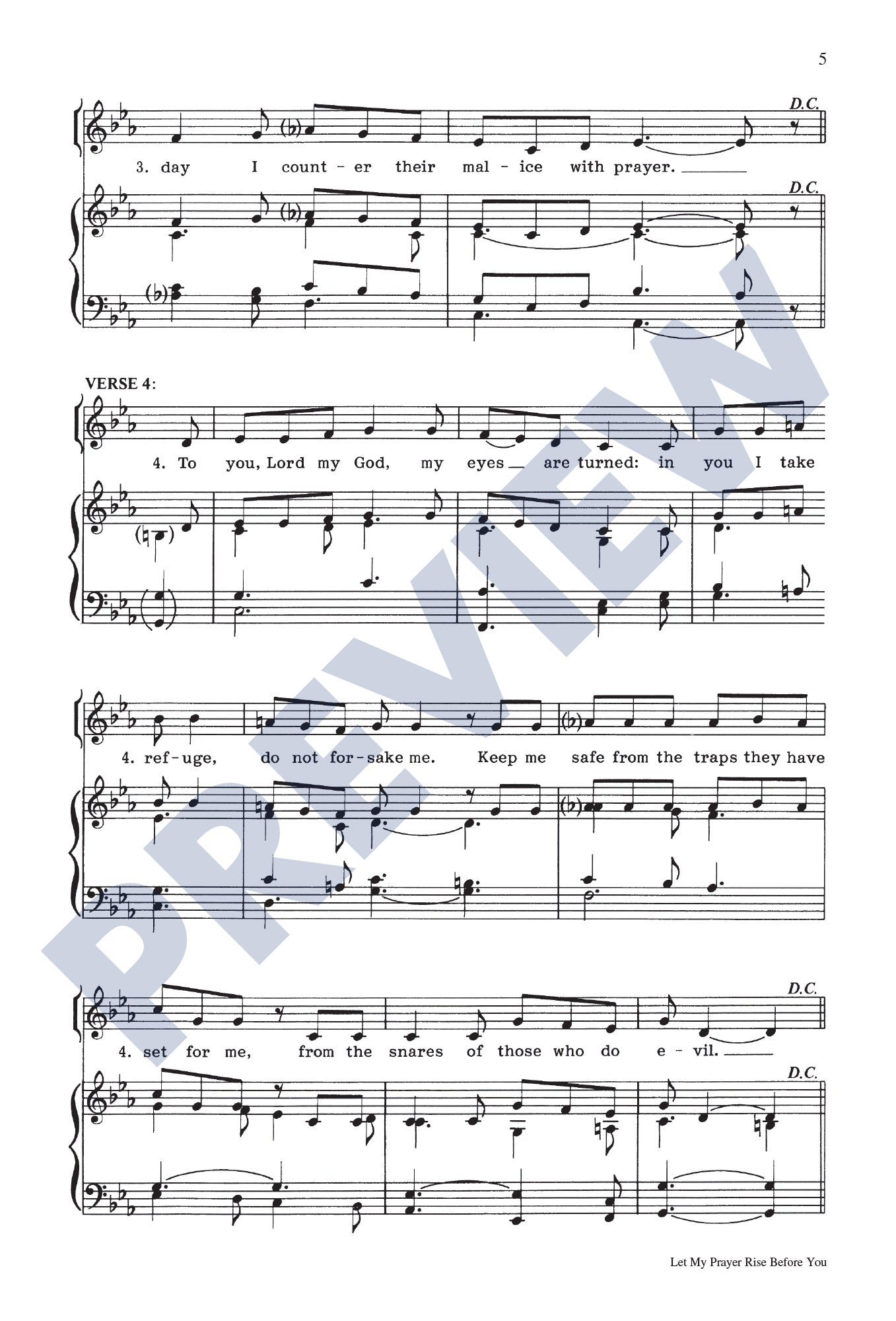 Let My Prayer Rise Before You Like Incense (Evening Psalm)