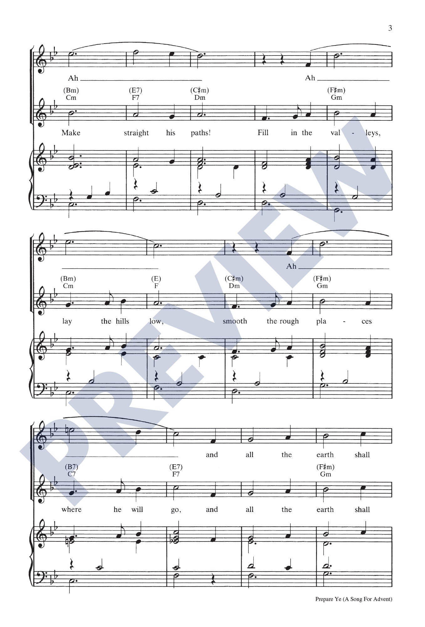 Prepare Ye: A Song for Advent