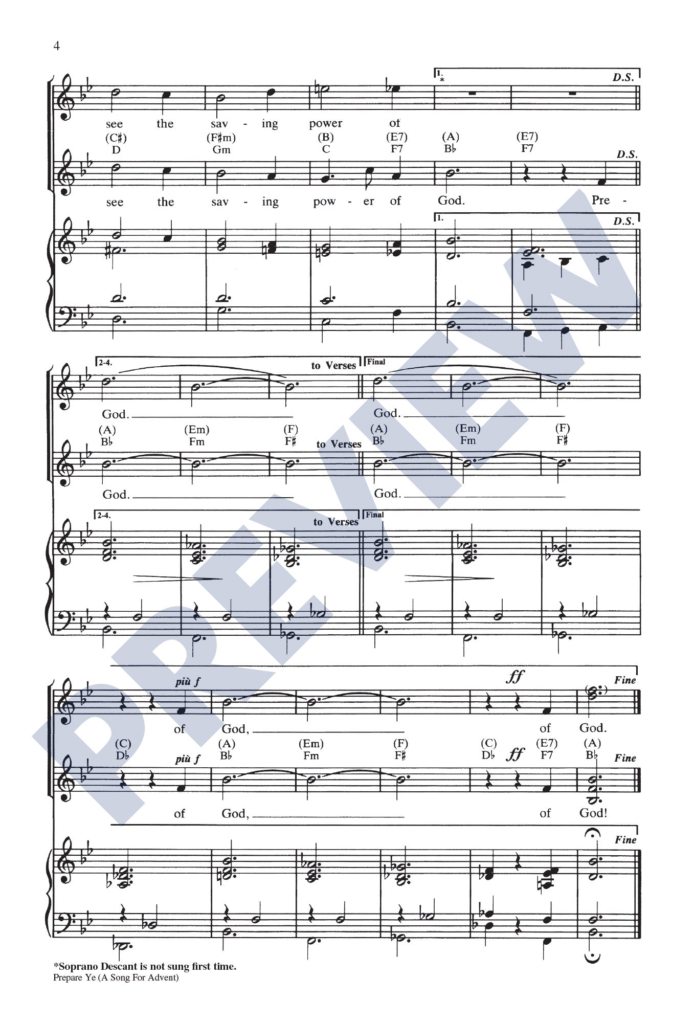 Prepare Ye: A Song for Advent