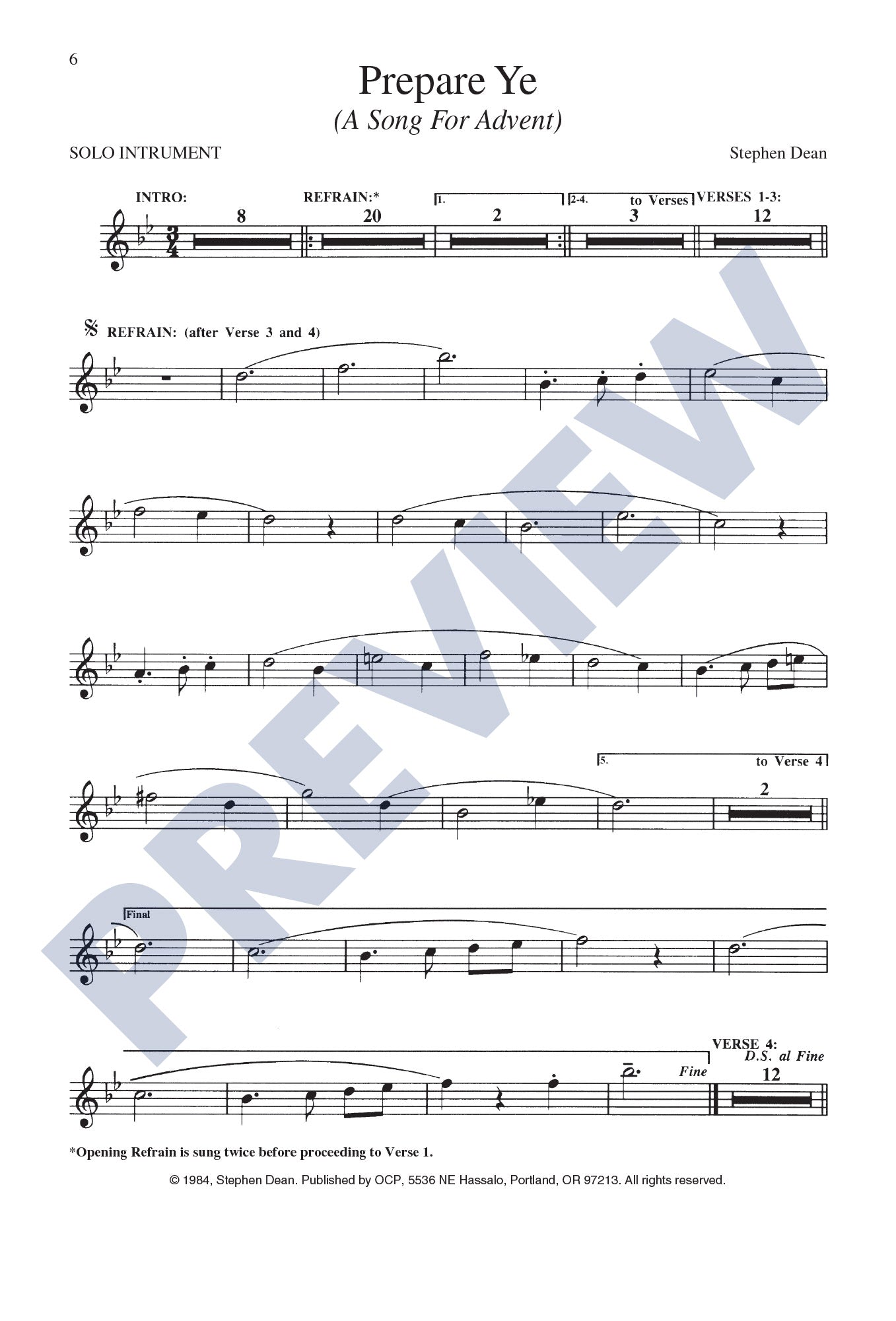 Prepare Ye: A Song for Advent