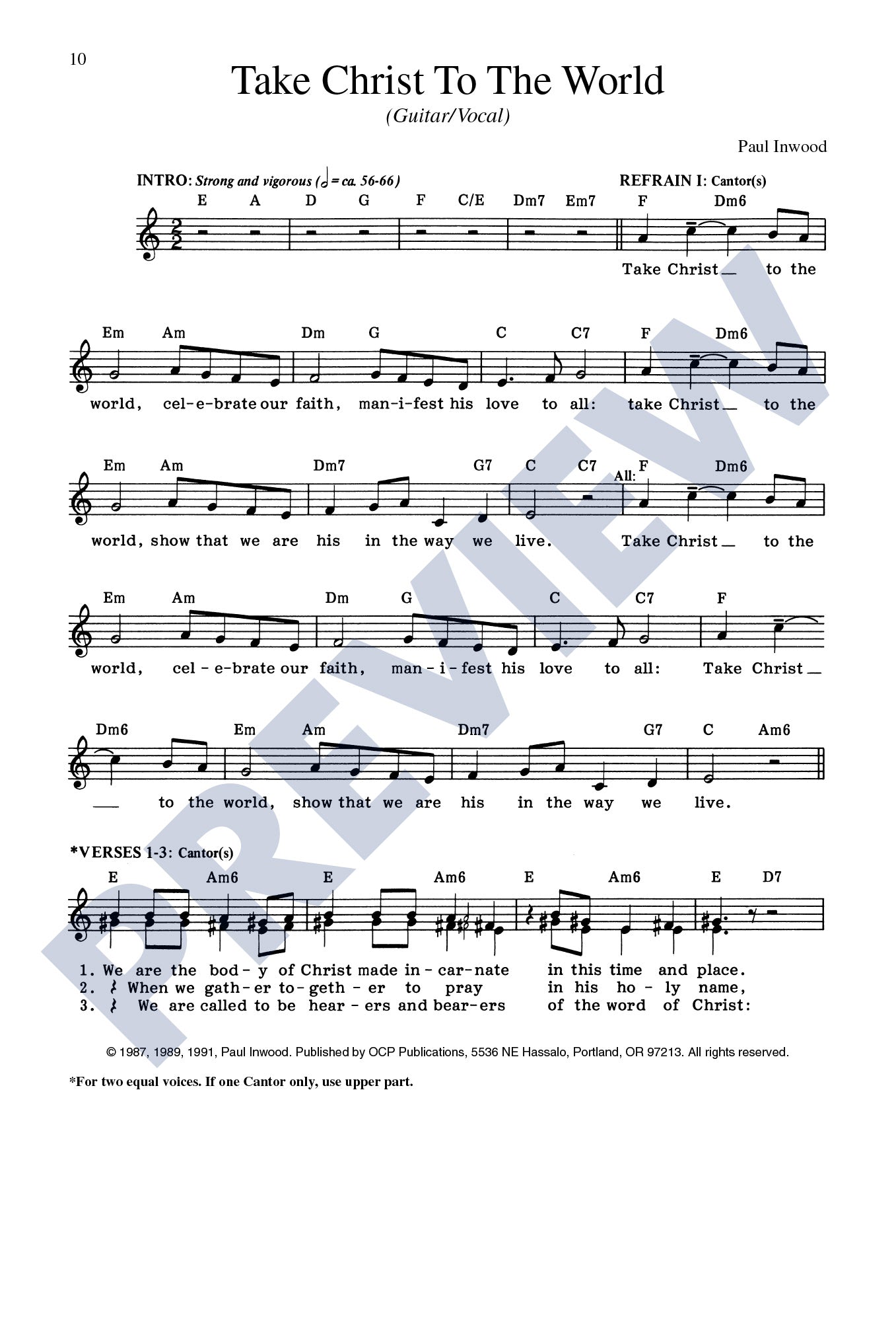 Take Christ to the World