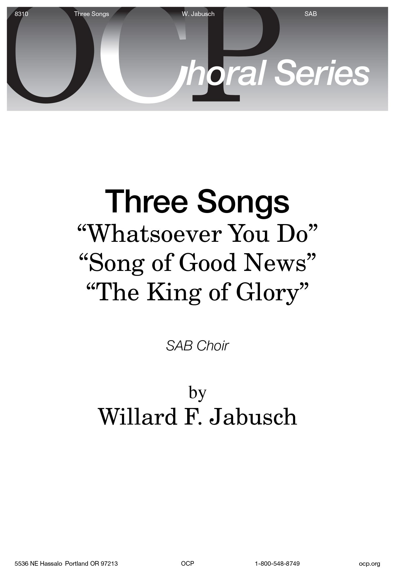 Three Songs