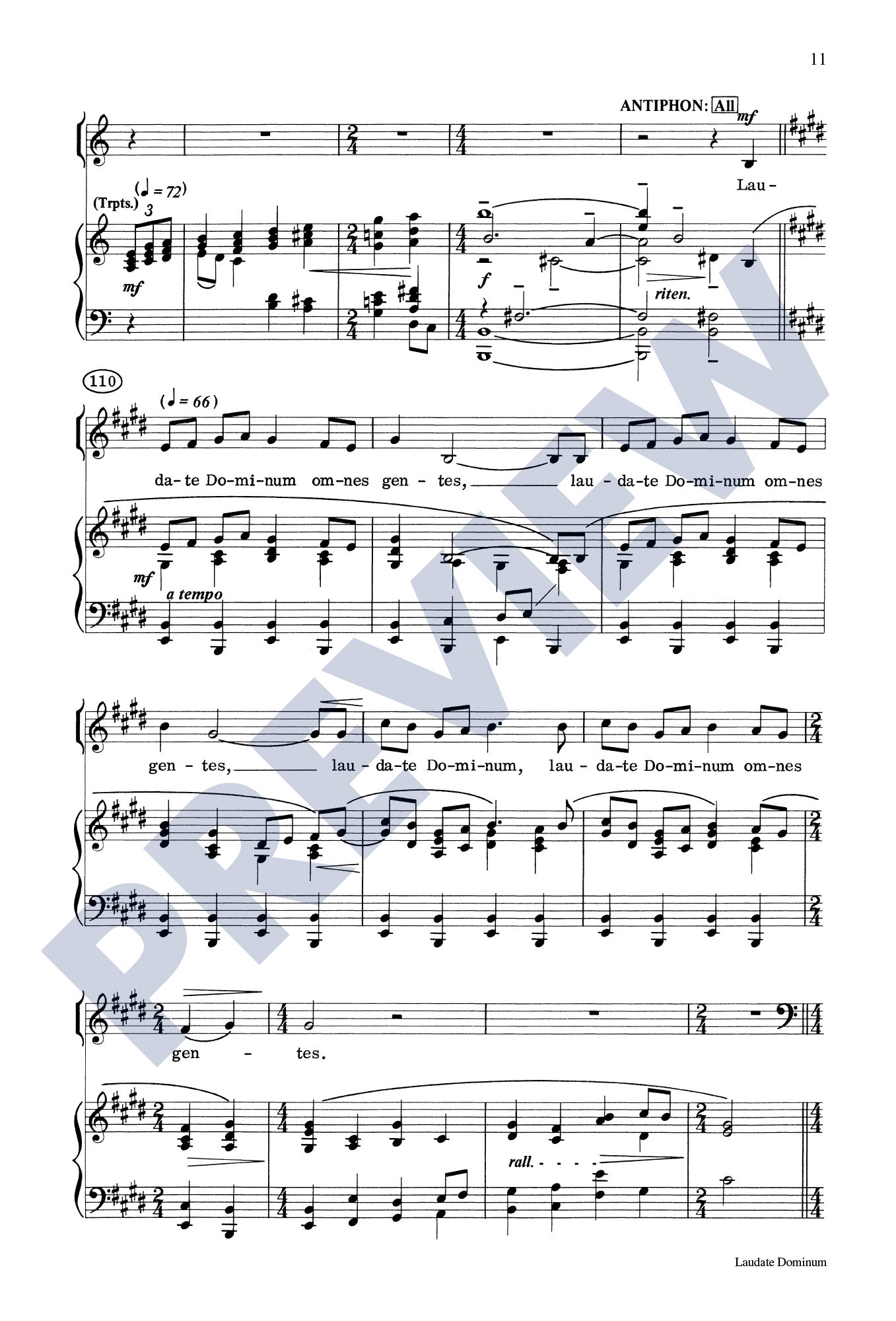 Laudate Dominum
