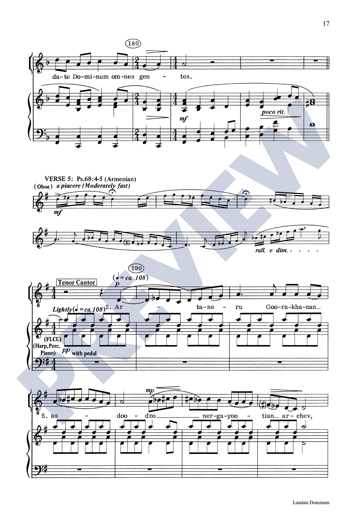 Laudate Dominum
