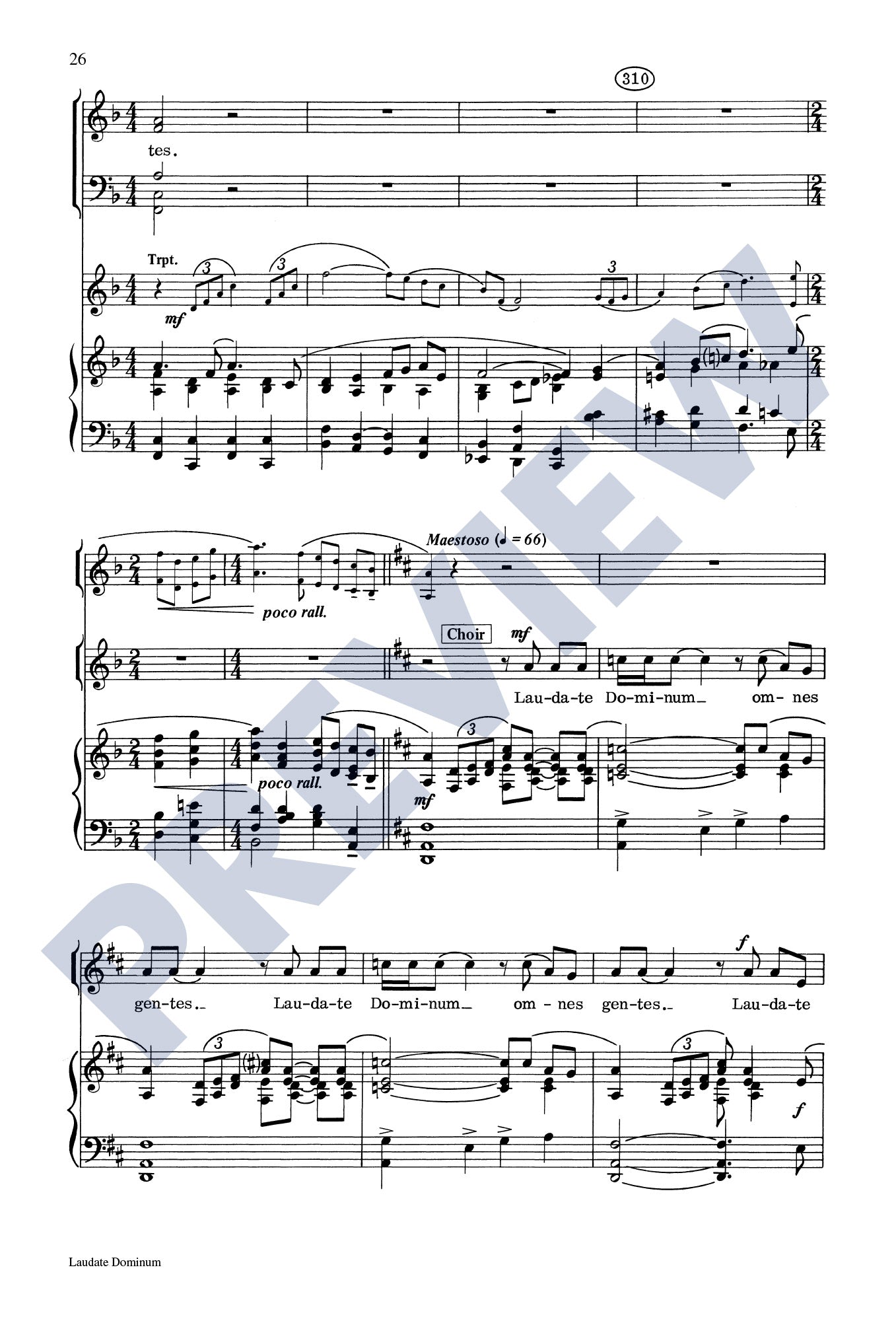 Laudate Dominum