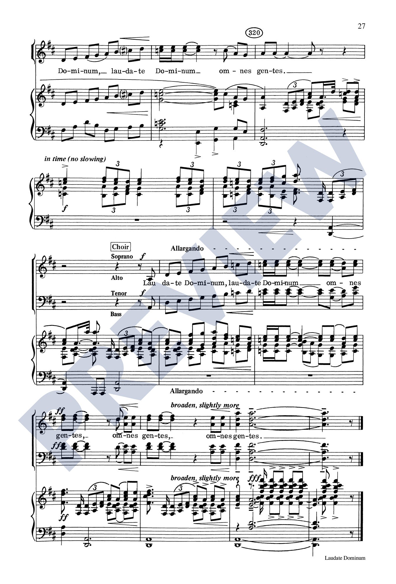 Laudate Dominum