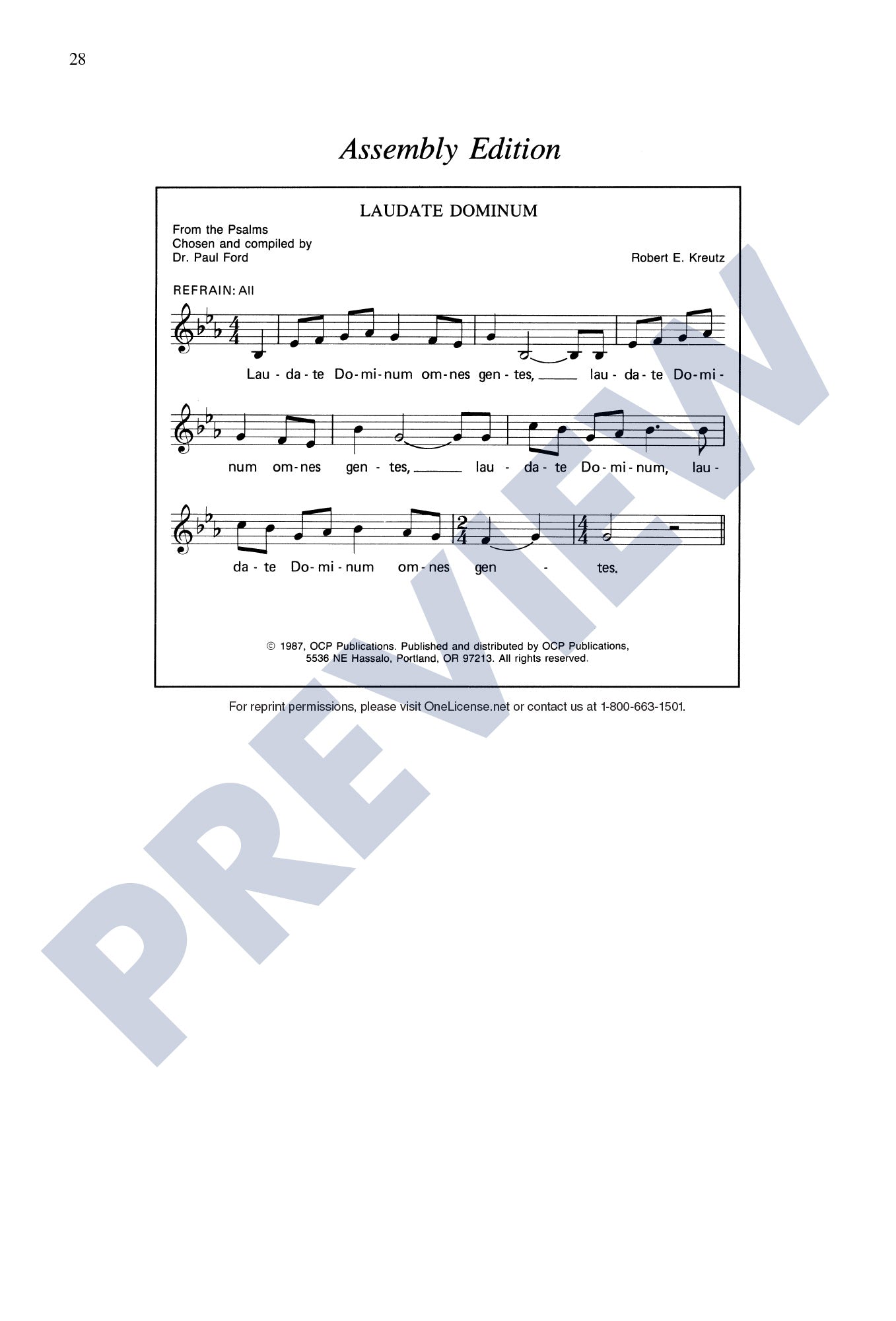 Laudate Dominum