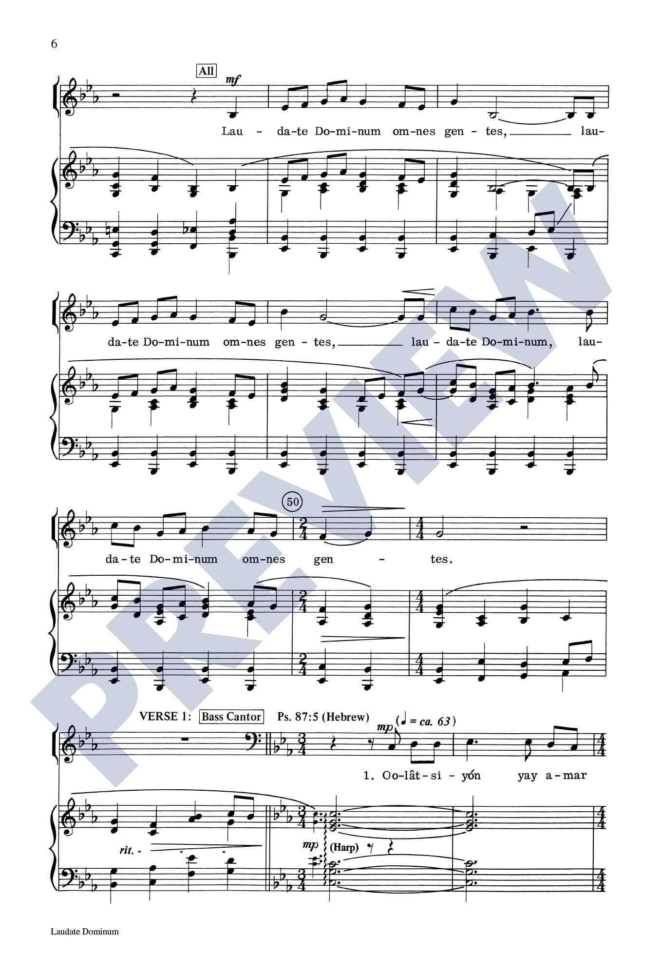 Laudate Dominum