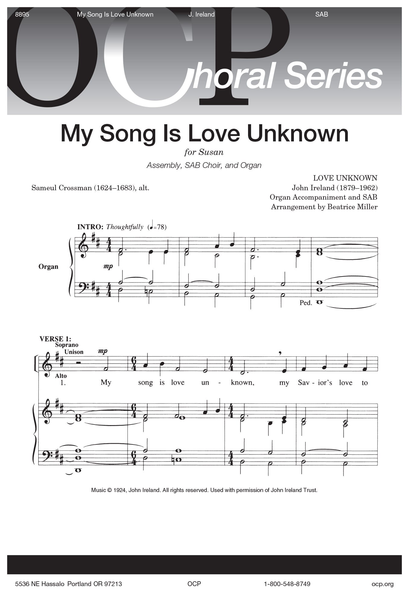 My Song Is Love Unknown
