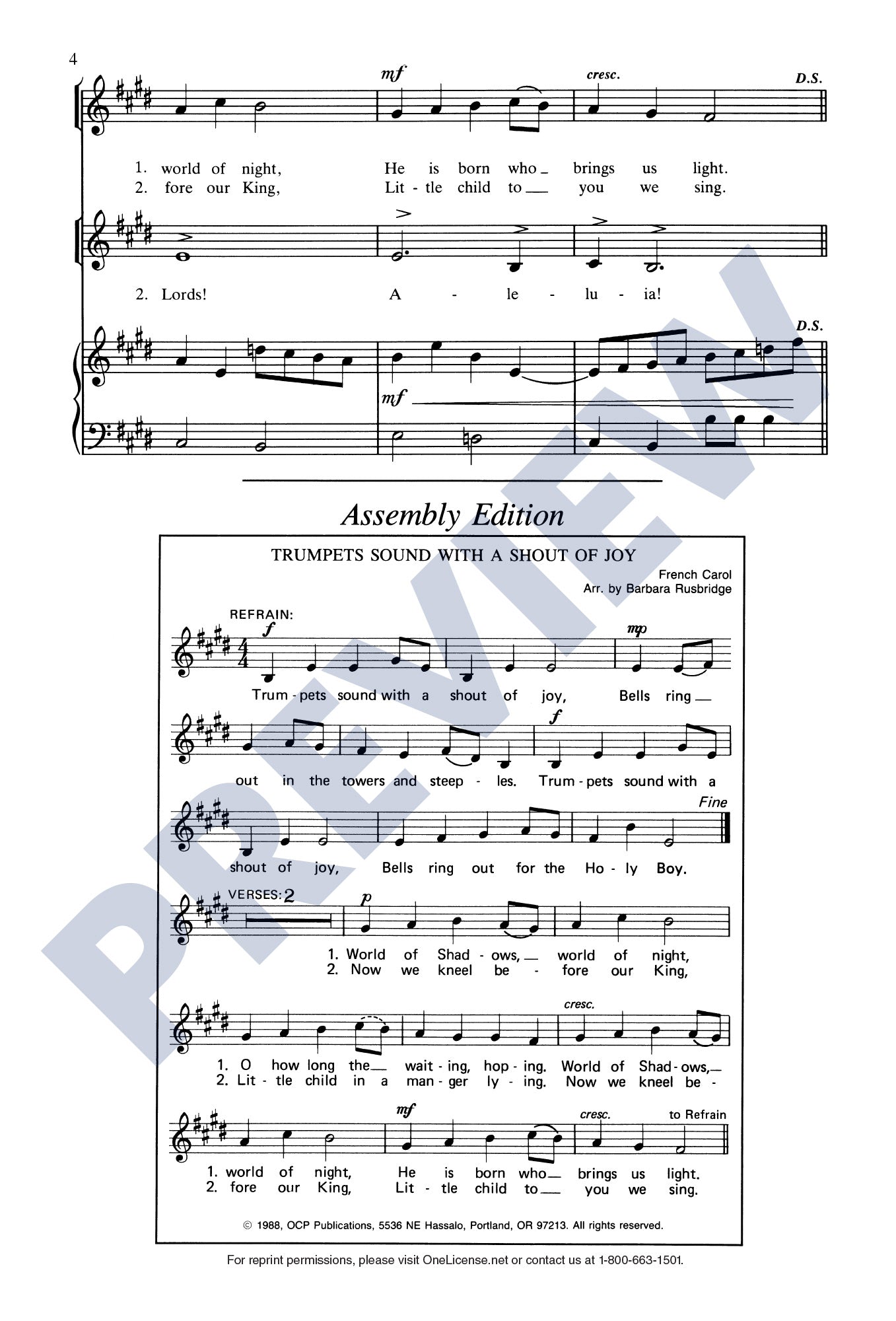 Trumpets Sound with a Shout of Joy
