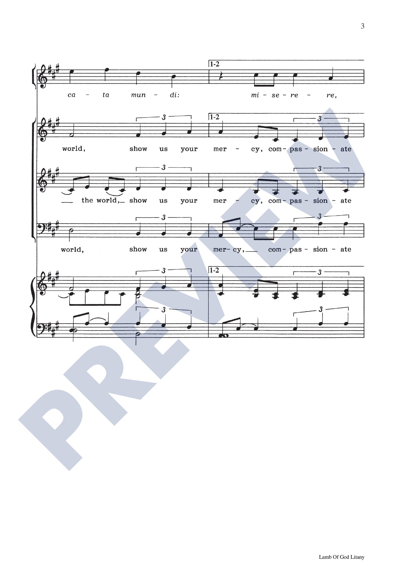 Lamb of God Litany (Communion Song of Healing)