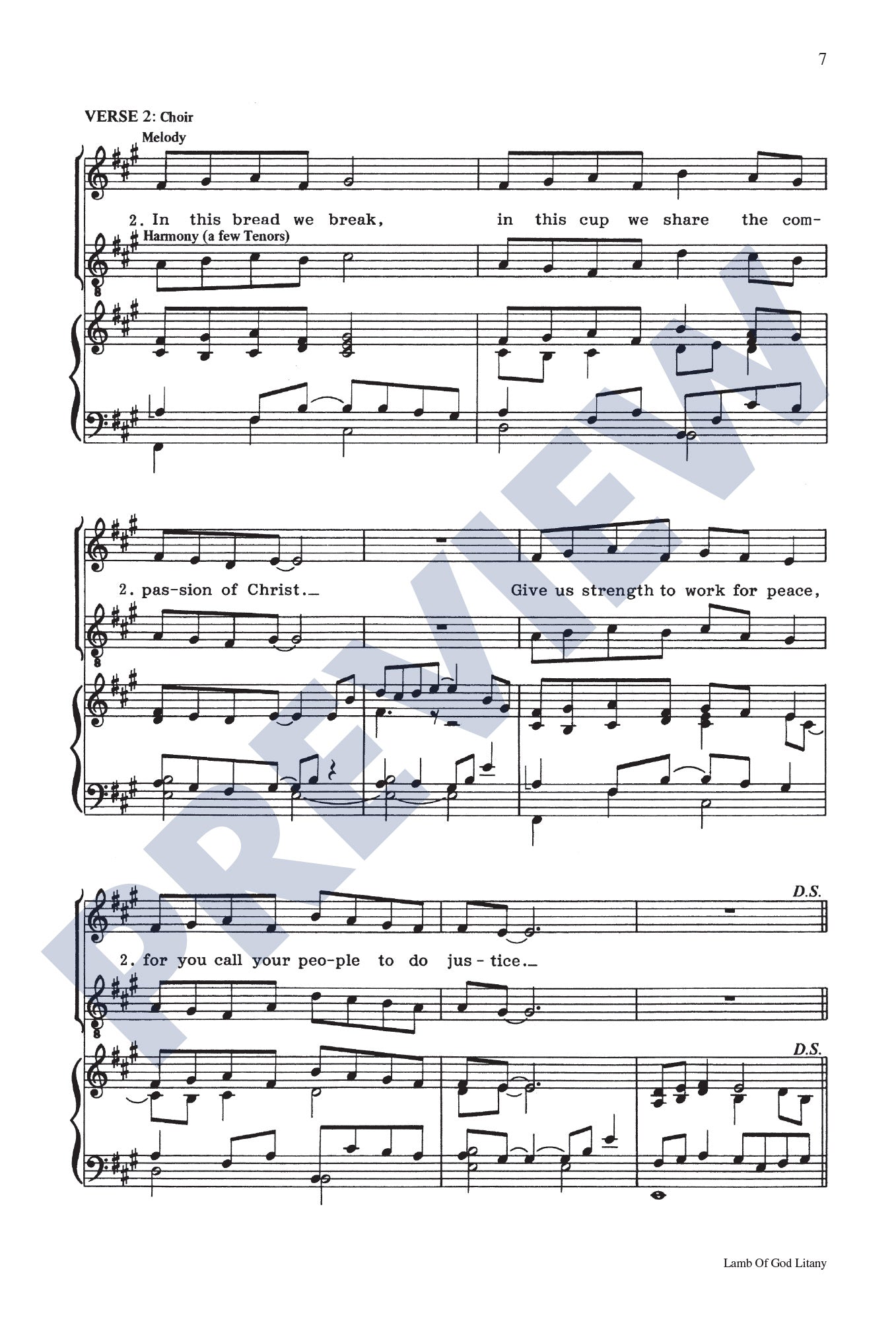 Lamb of God Litany (Communion Song of Healing)