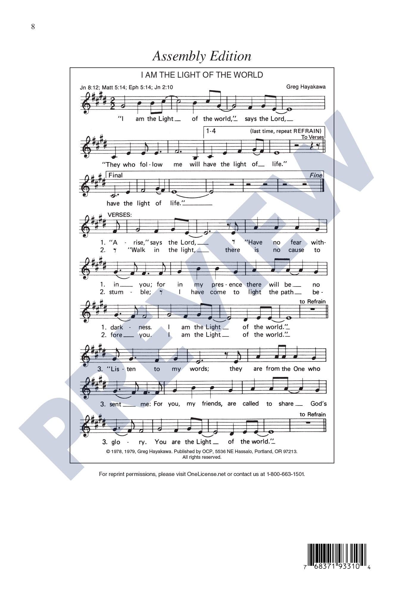 I Am the Light of the World