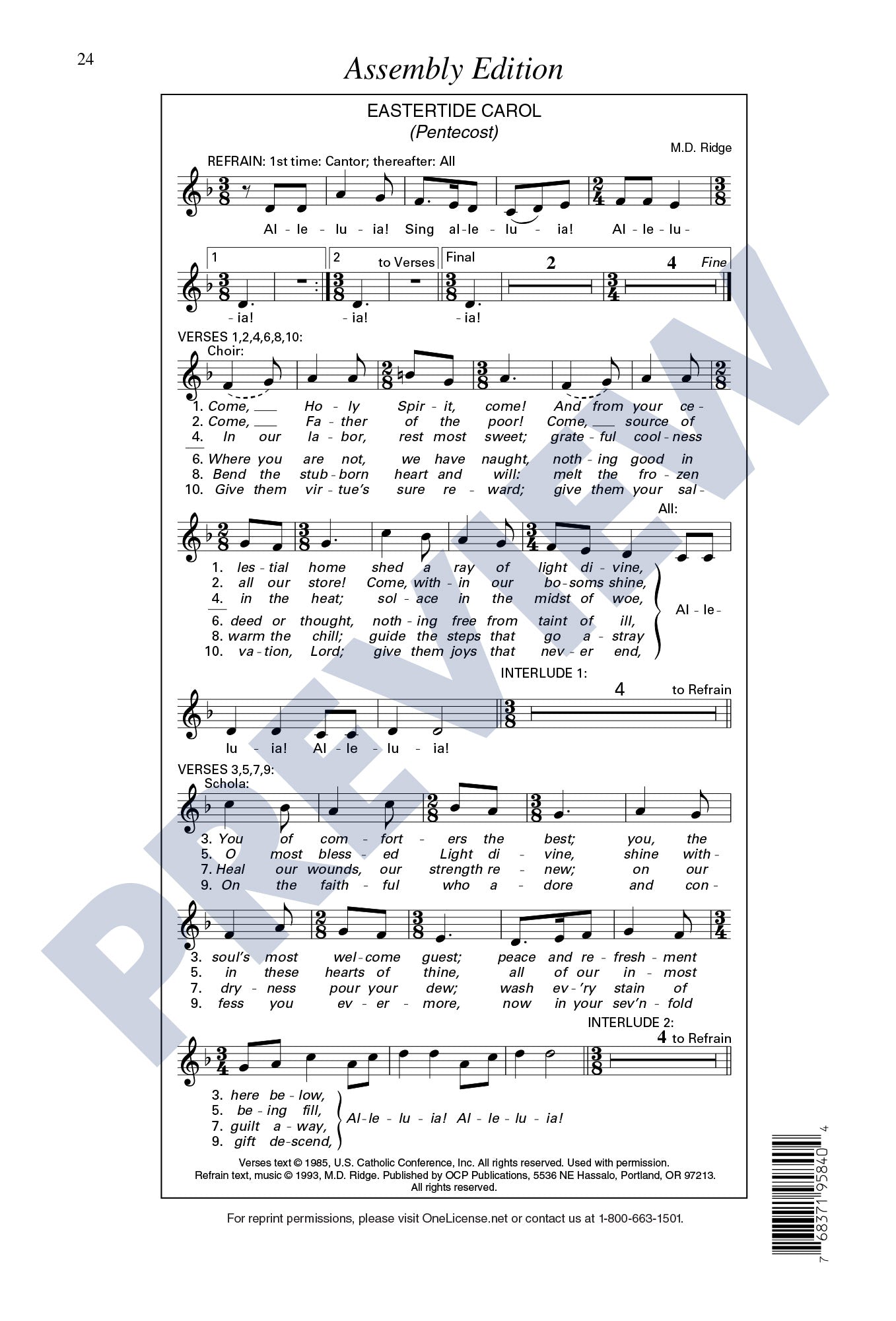 Eastertide Carol