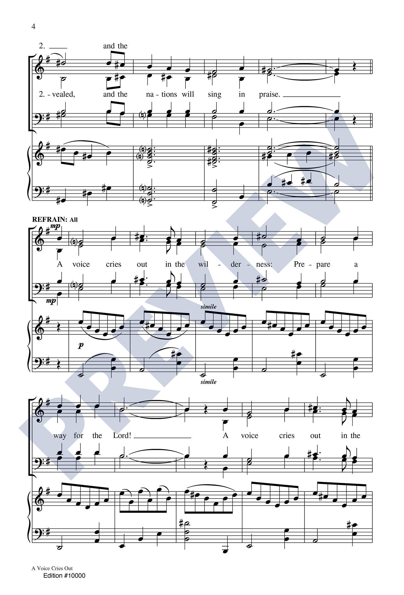 A Voice Cries Out