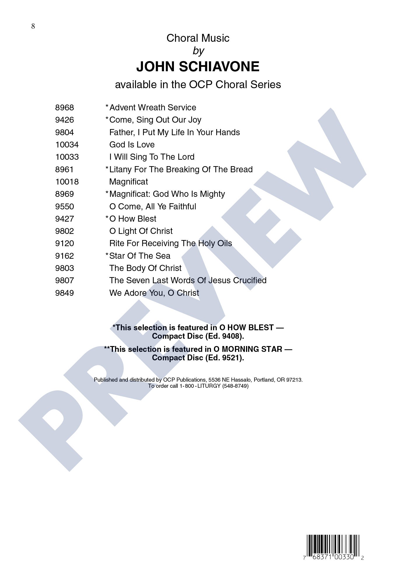 I Will Sing to the Lord