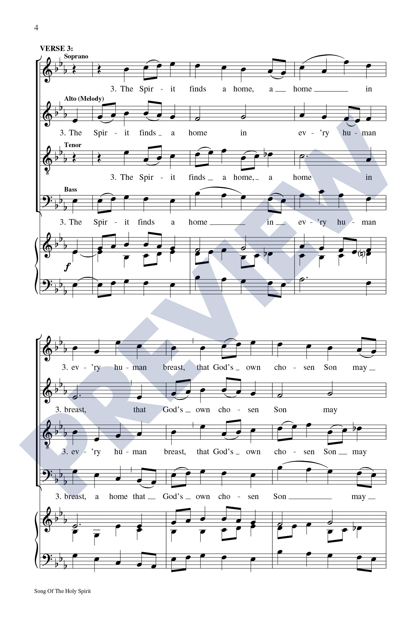 Song of the Holy Spirit (Our God Provides)