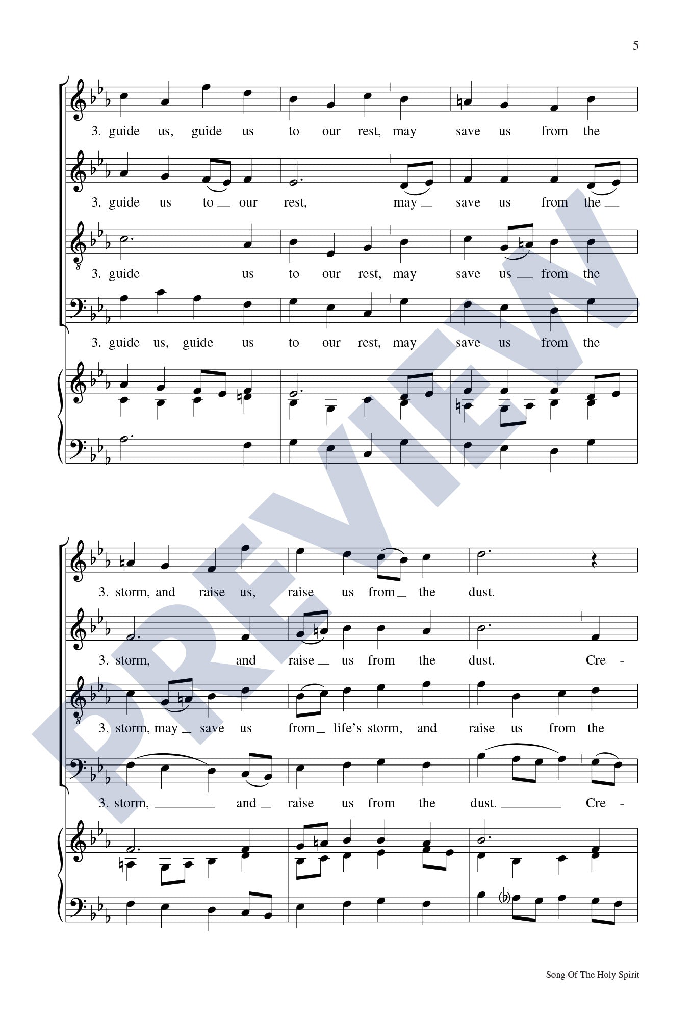 Song of the Holy Spirit (Our God Provides)