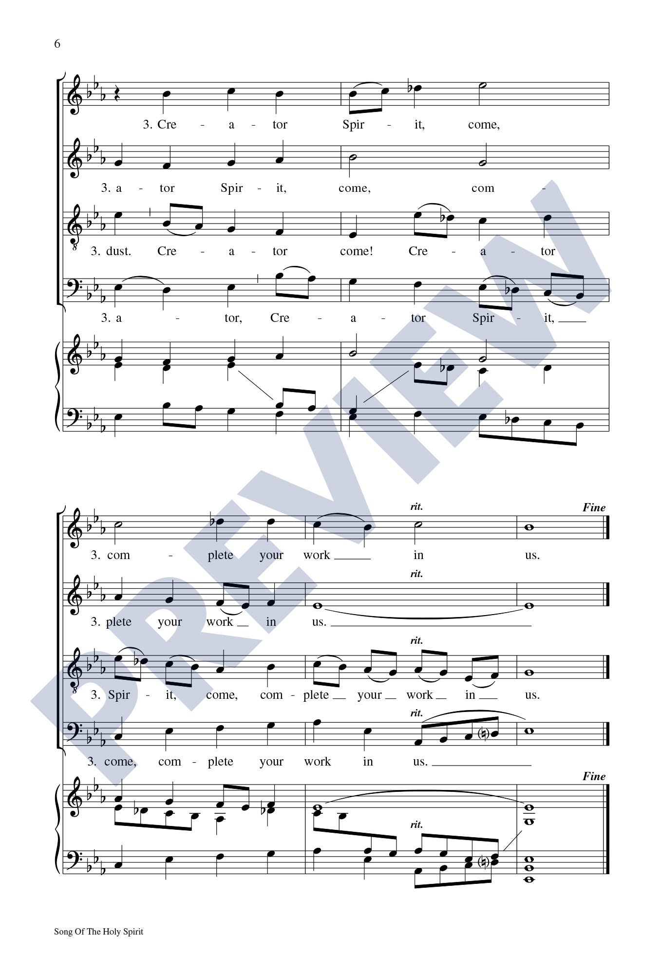 Song of the Holy Spirit (Our God Provides)
