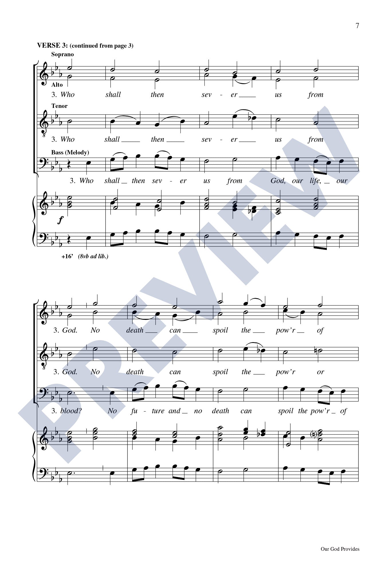 Song of the Holy Spirit (Our God Provides)