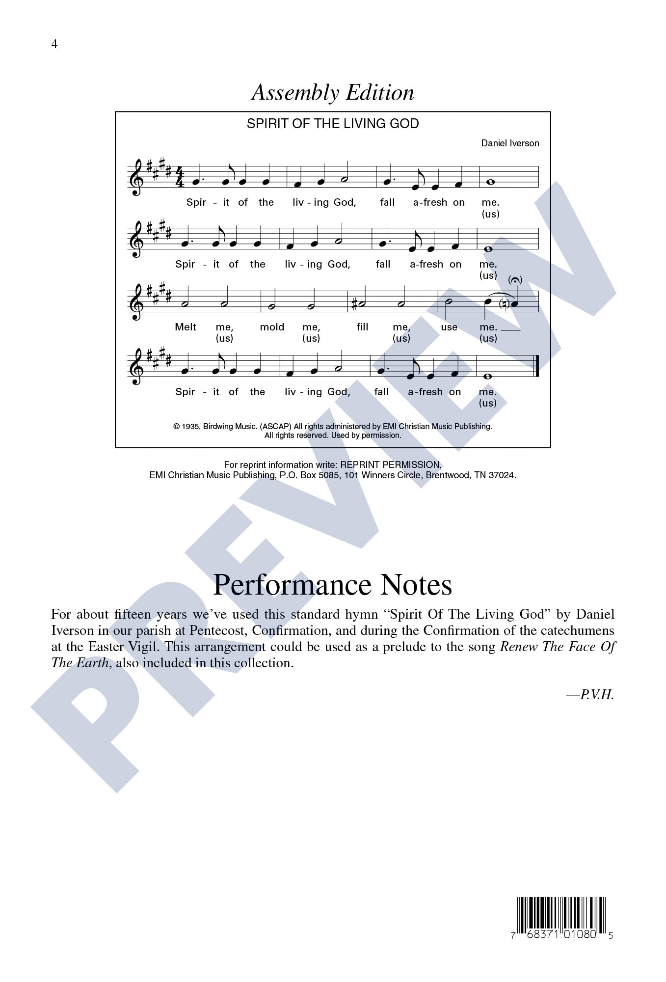 Spirit of the Living God