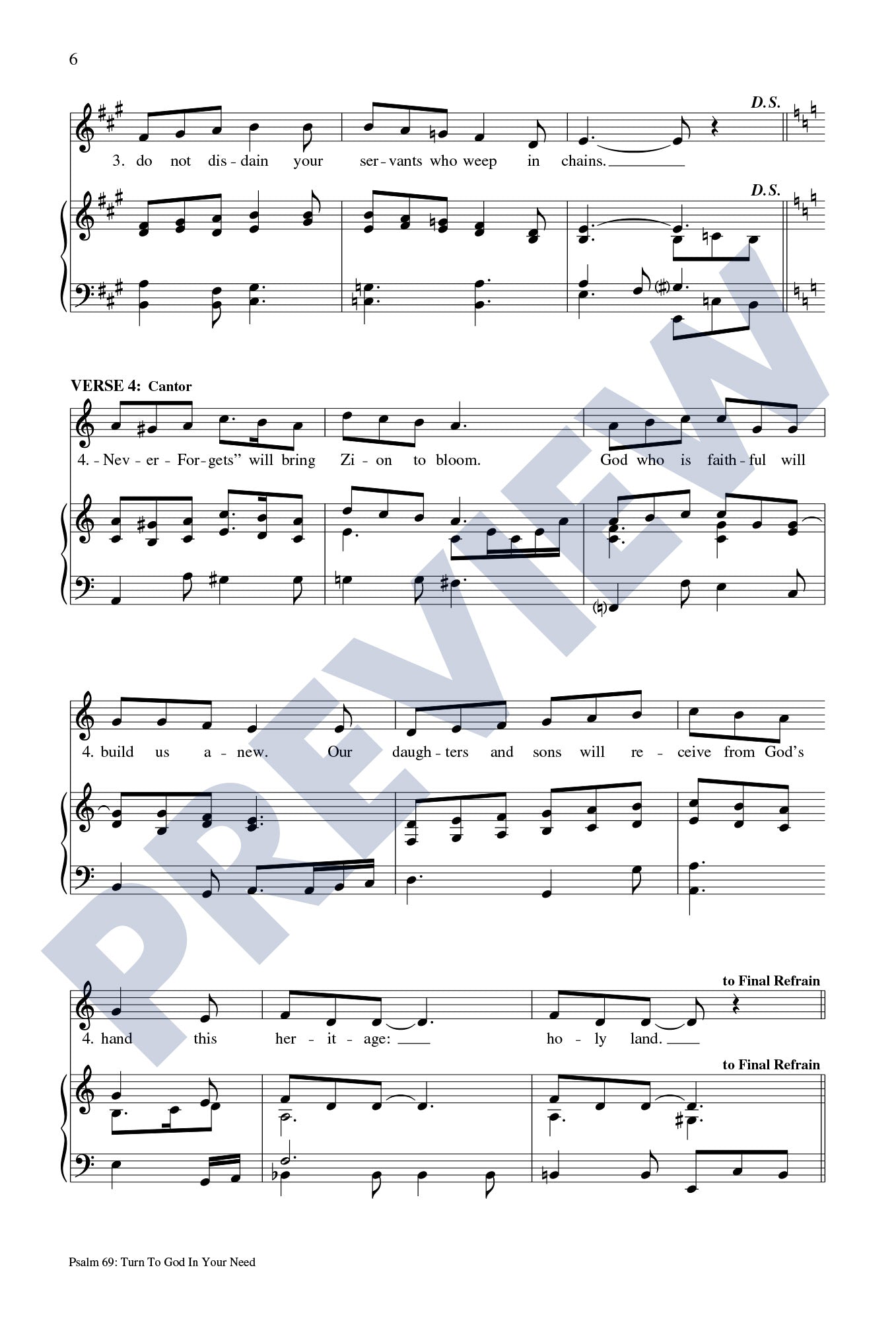Psalm 69: Turn to God in Your Need