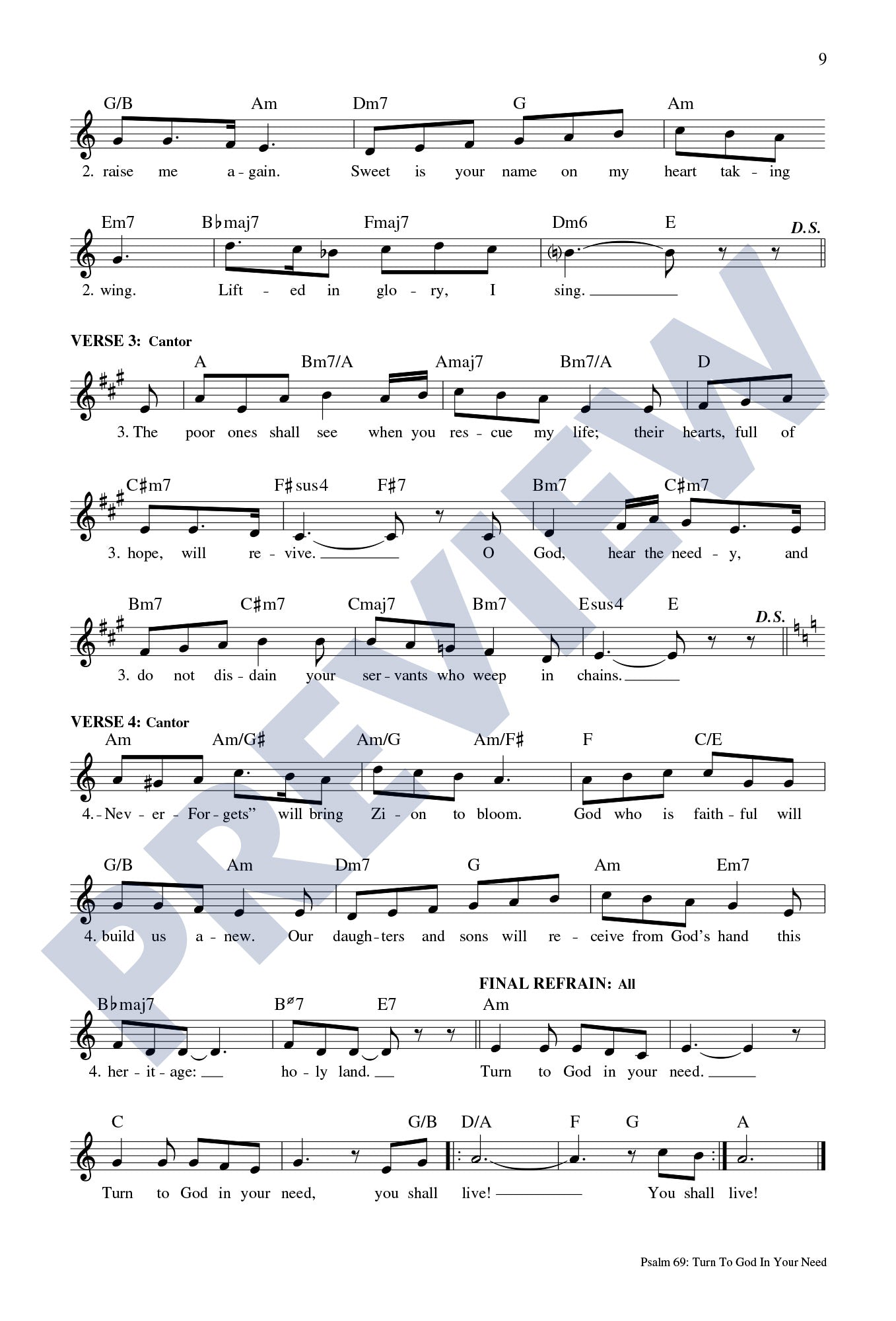 Psalm 69: Turn to God in Your Need