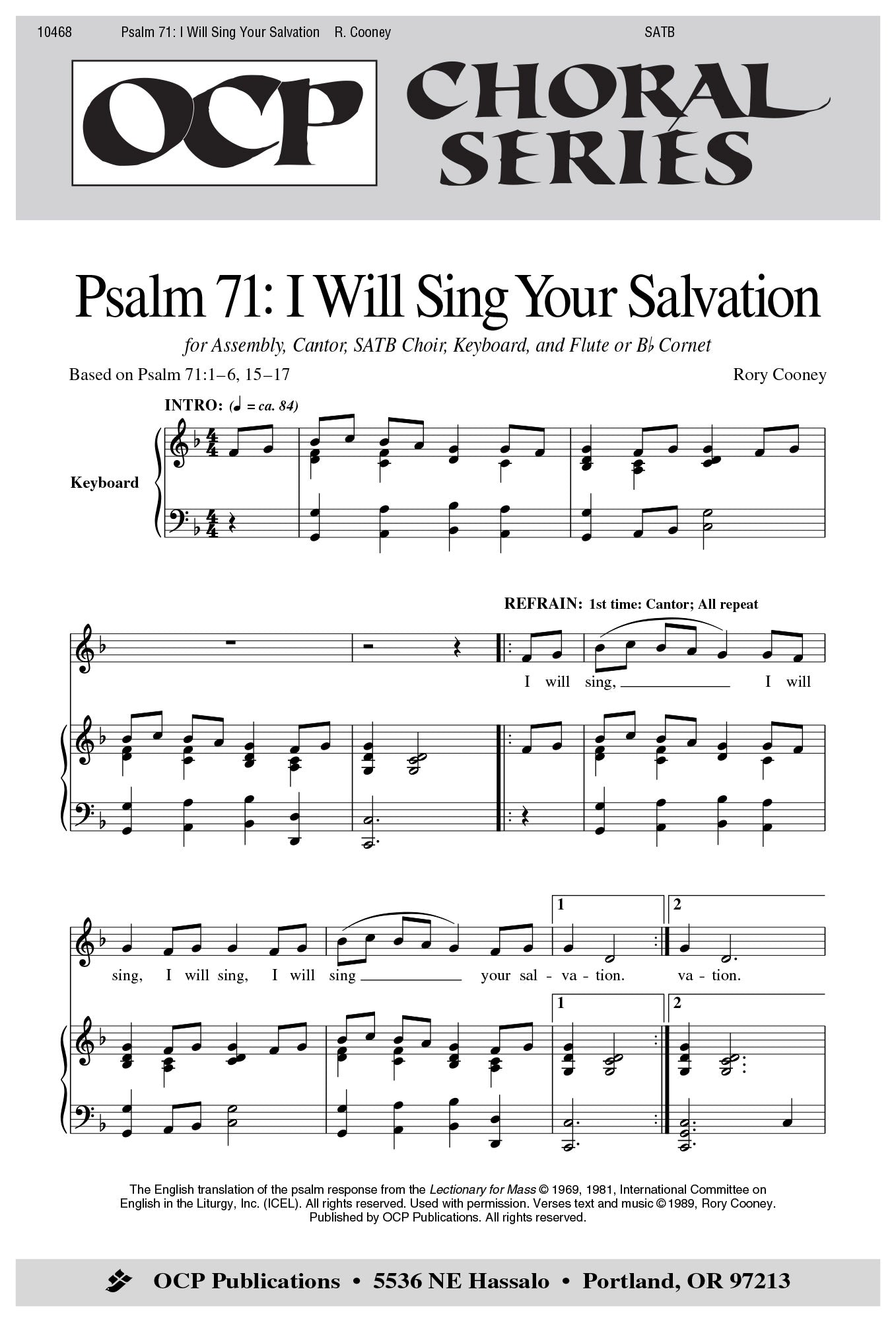Psalm 71: I Will Sing Your Salvation