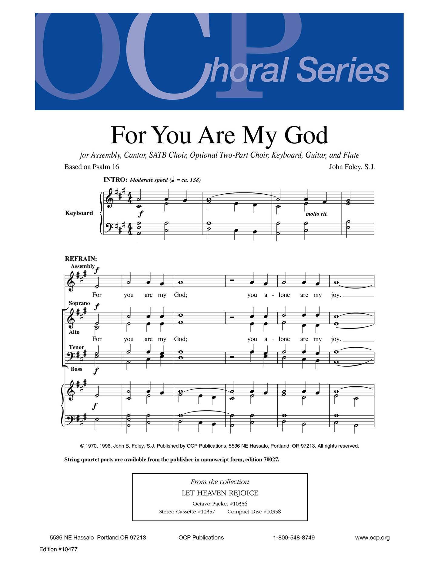 For You Are My God