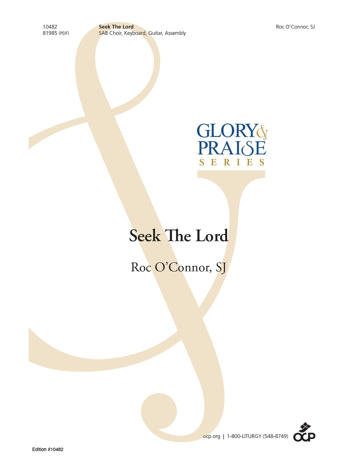 Seek the Lord