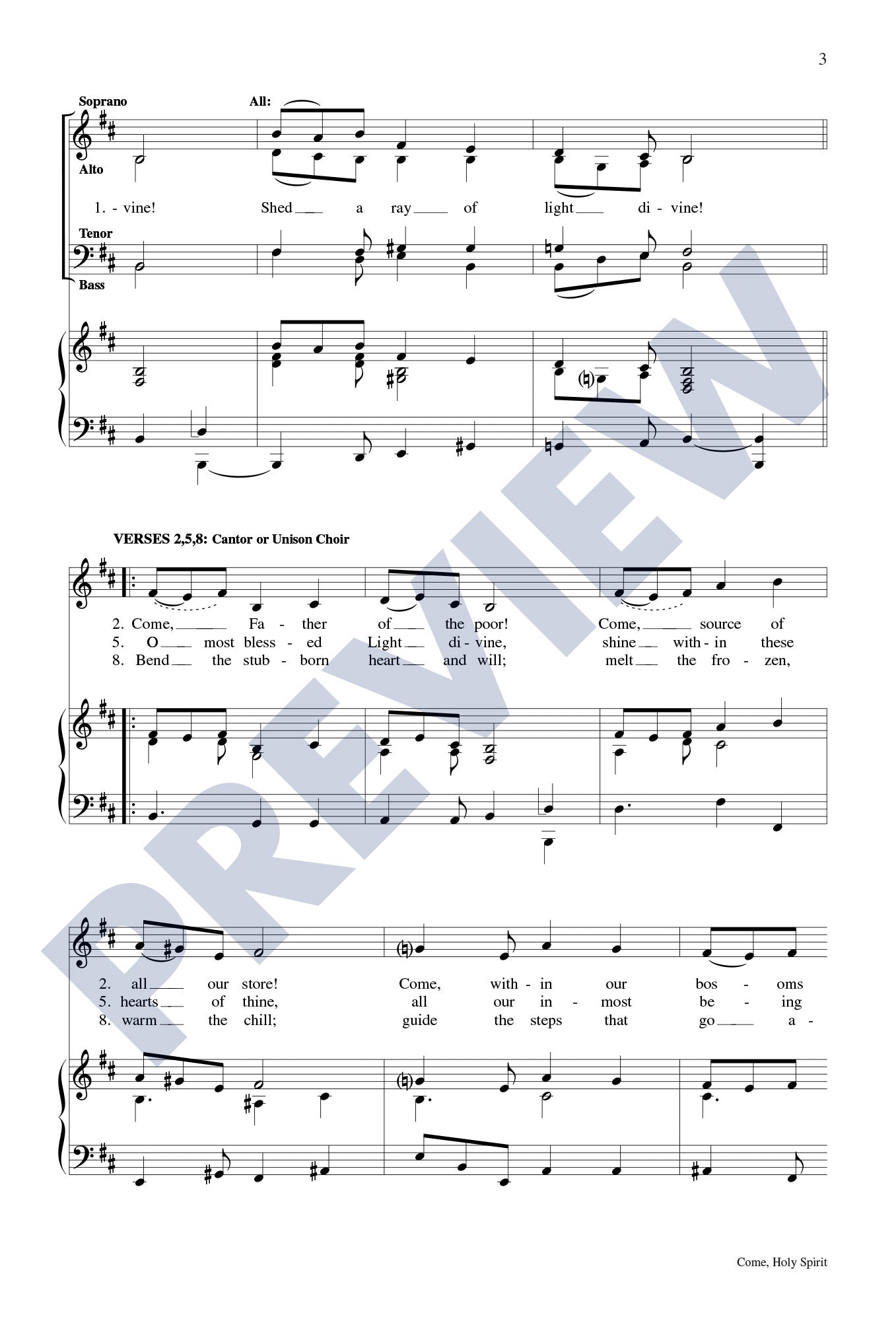 Come, Holy Spirit
