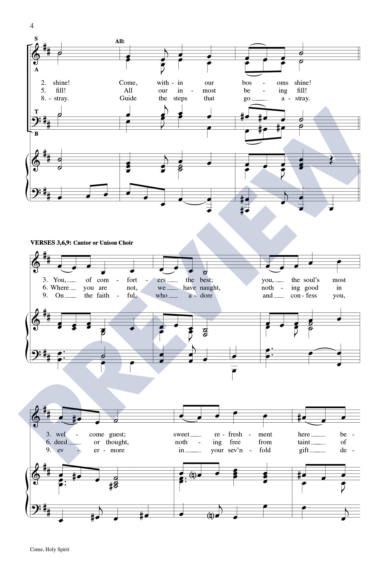 Come, Holy Spirit