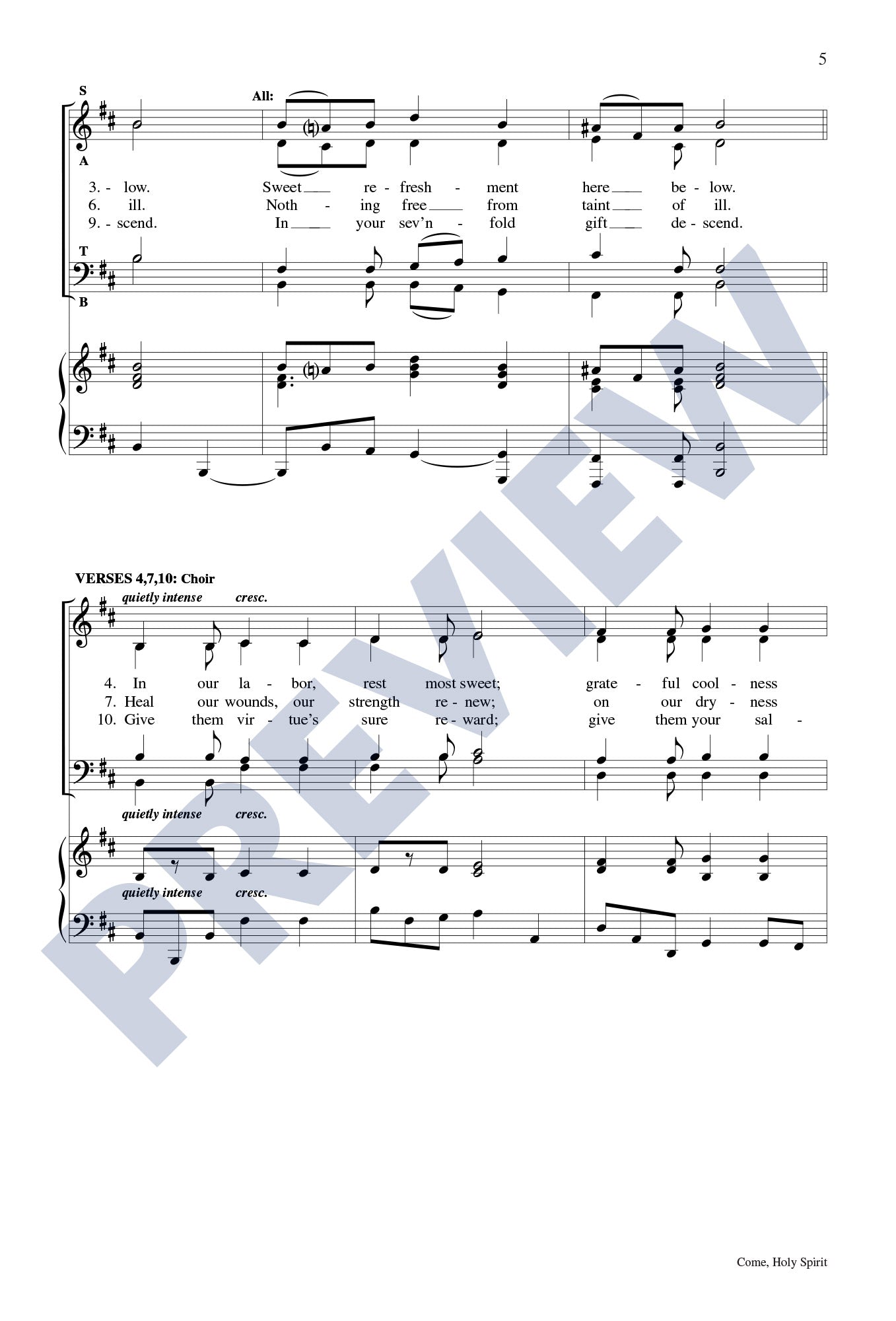 Come, Holy Spirit