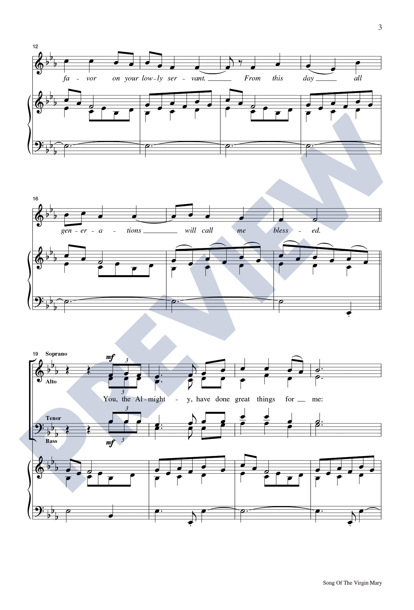Song of the Virgin Mary