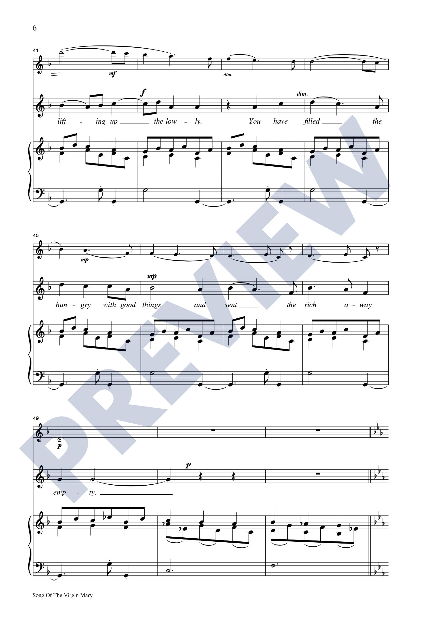 Song of the Virgin Mary