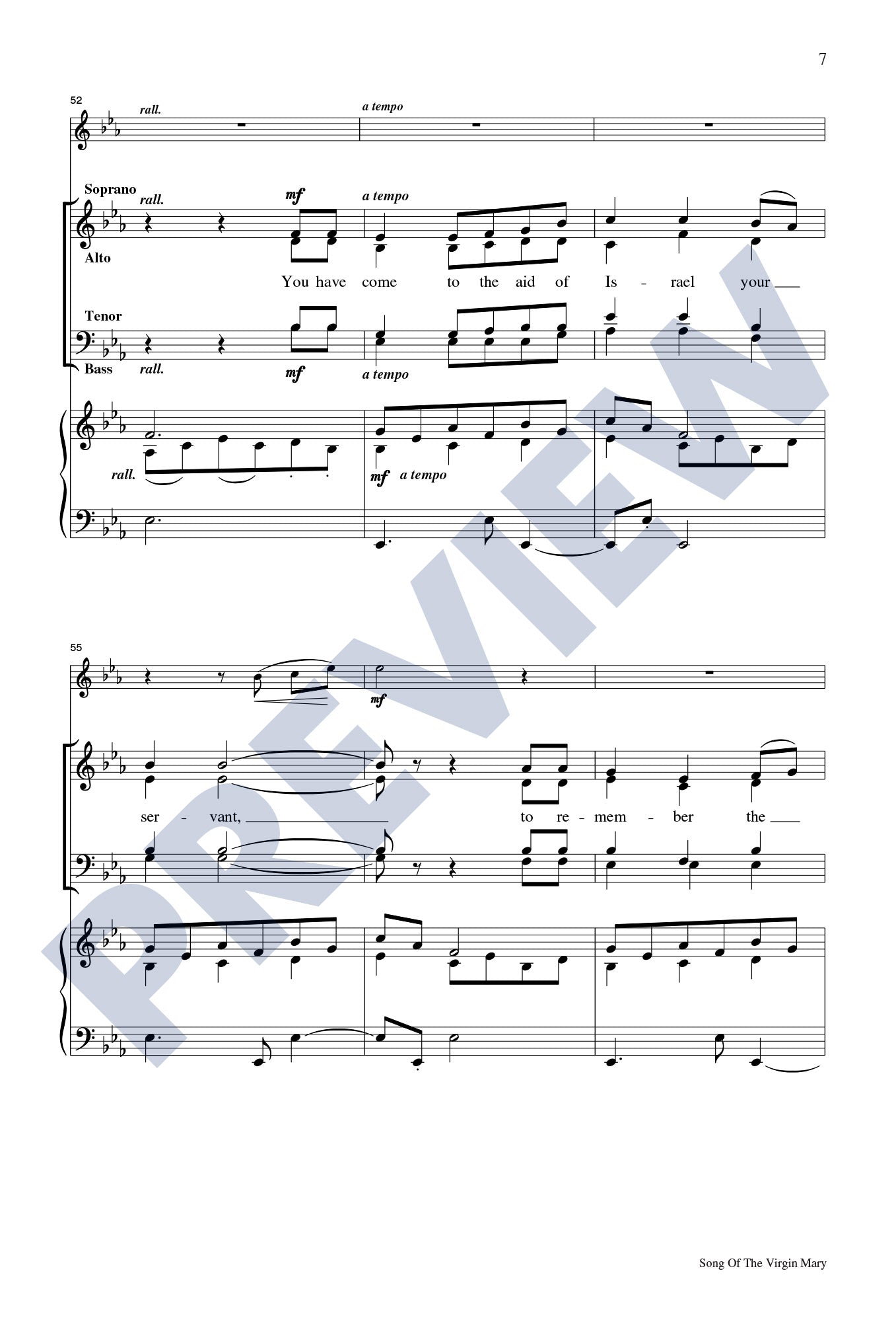 Song of the Virgin Mary