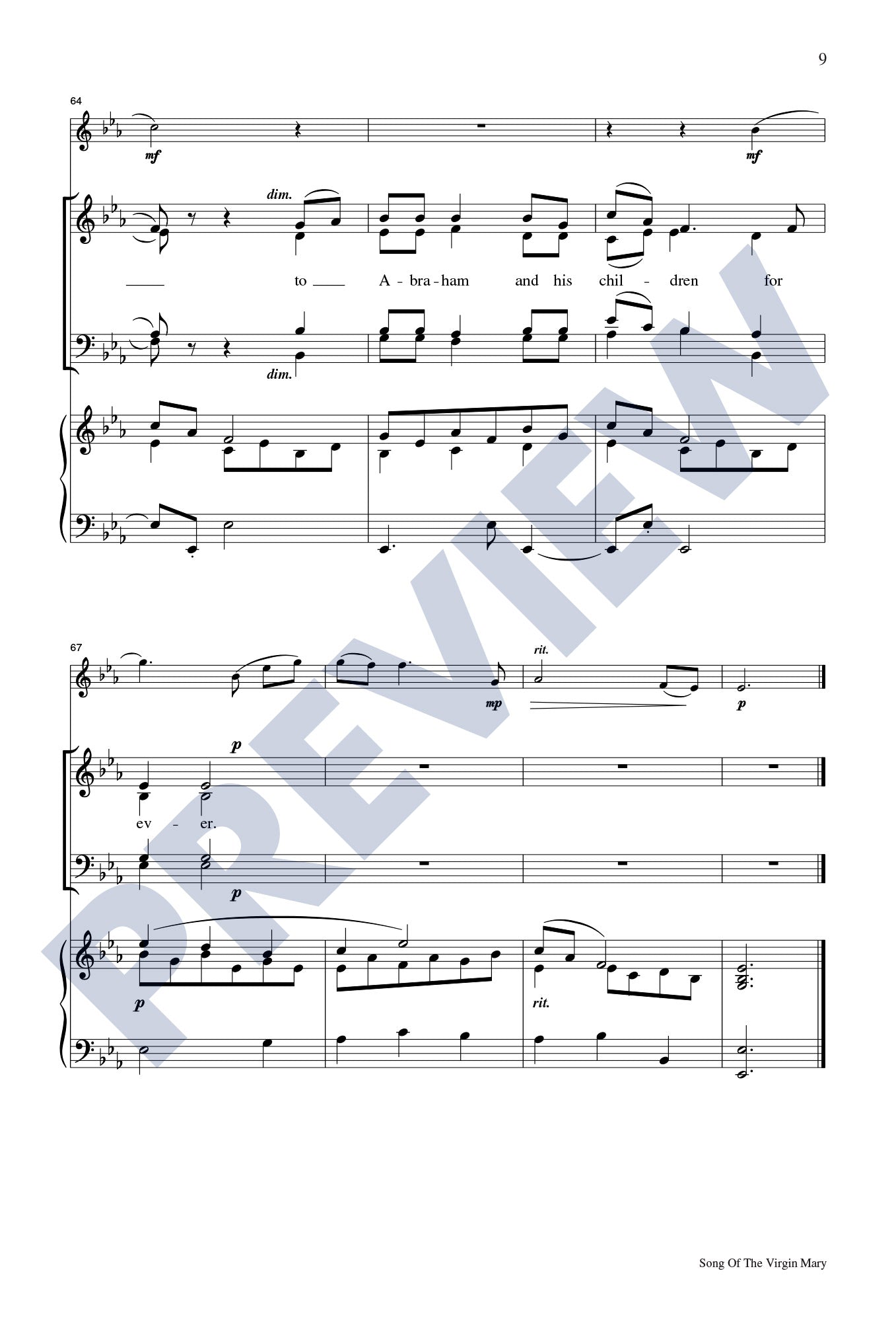 Song of the Virgin Mary