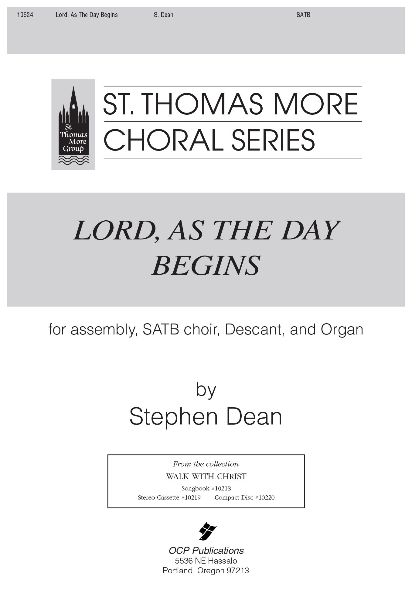 Lord, as the Day Begins