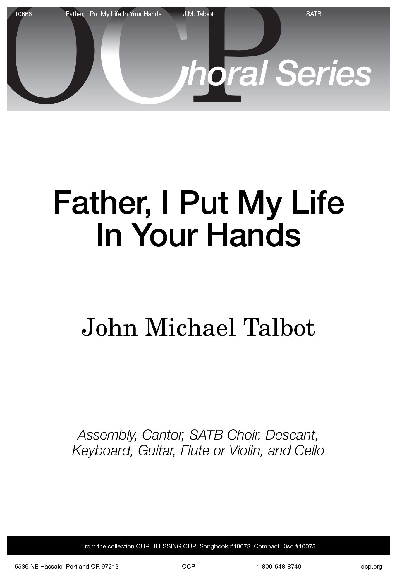 Father, I Put My Life in Your Hands