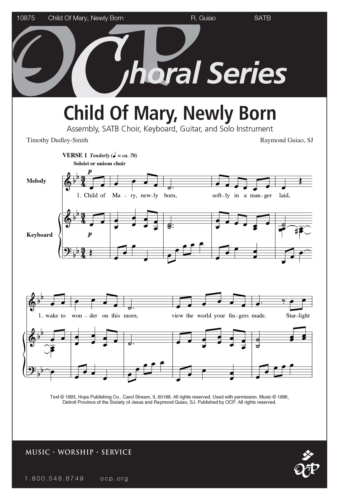 Child of Mary, Newly Born