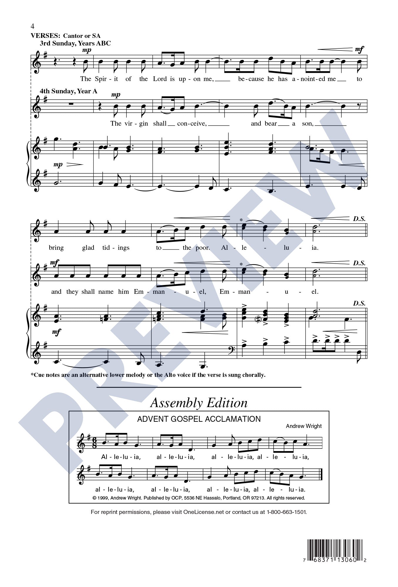 Advent Gospel Acclamation