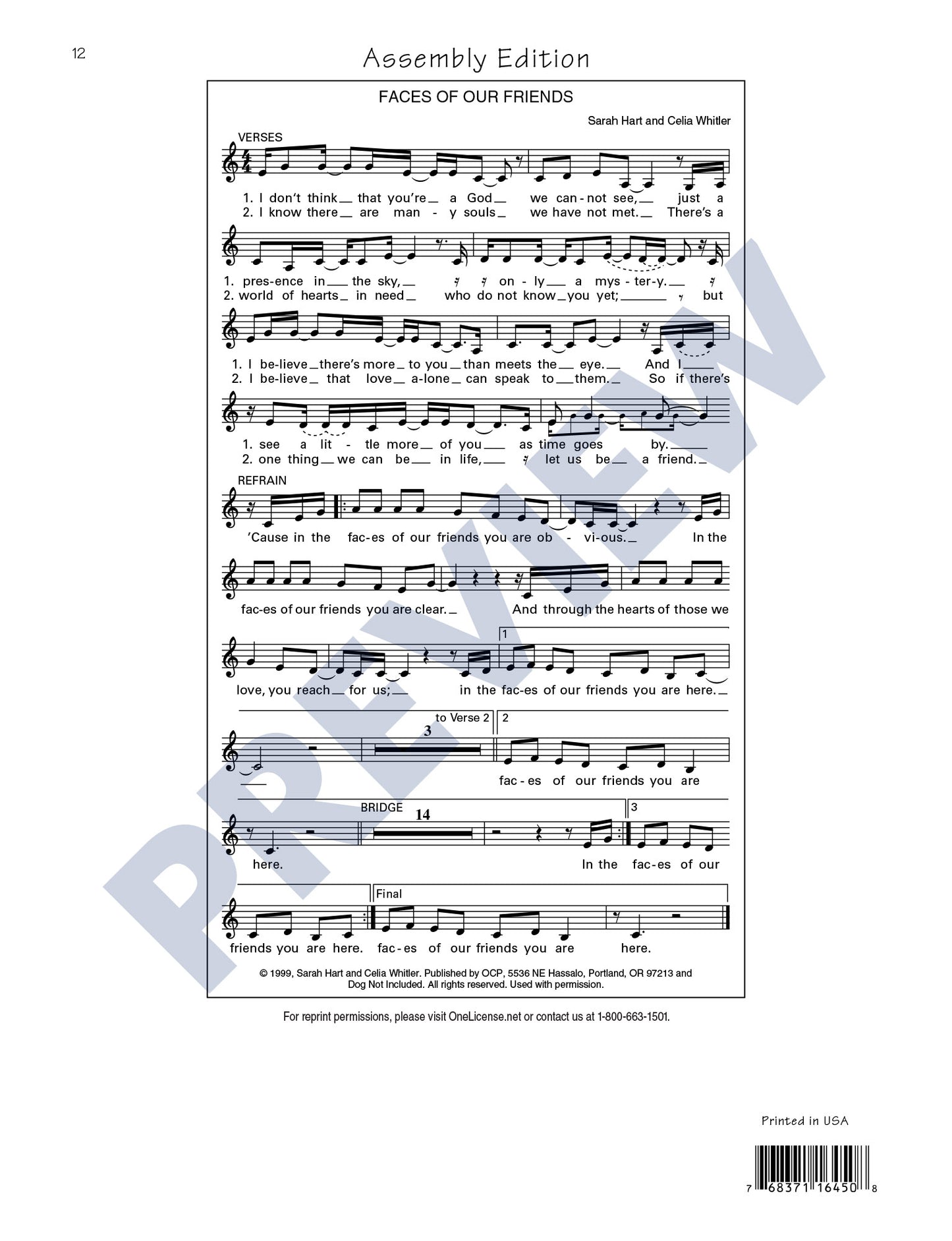 Faces of Our Friends