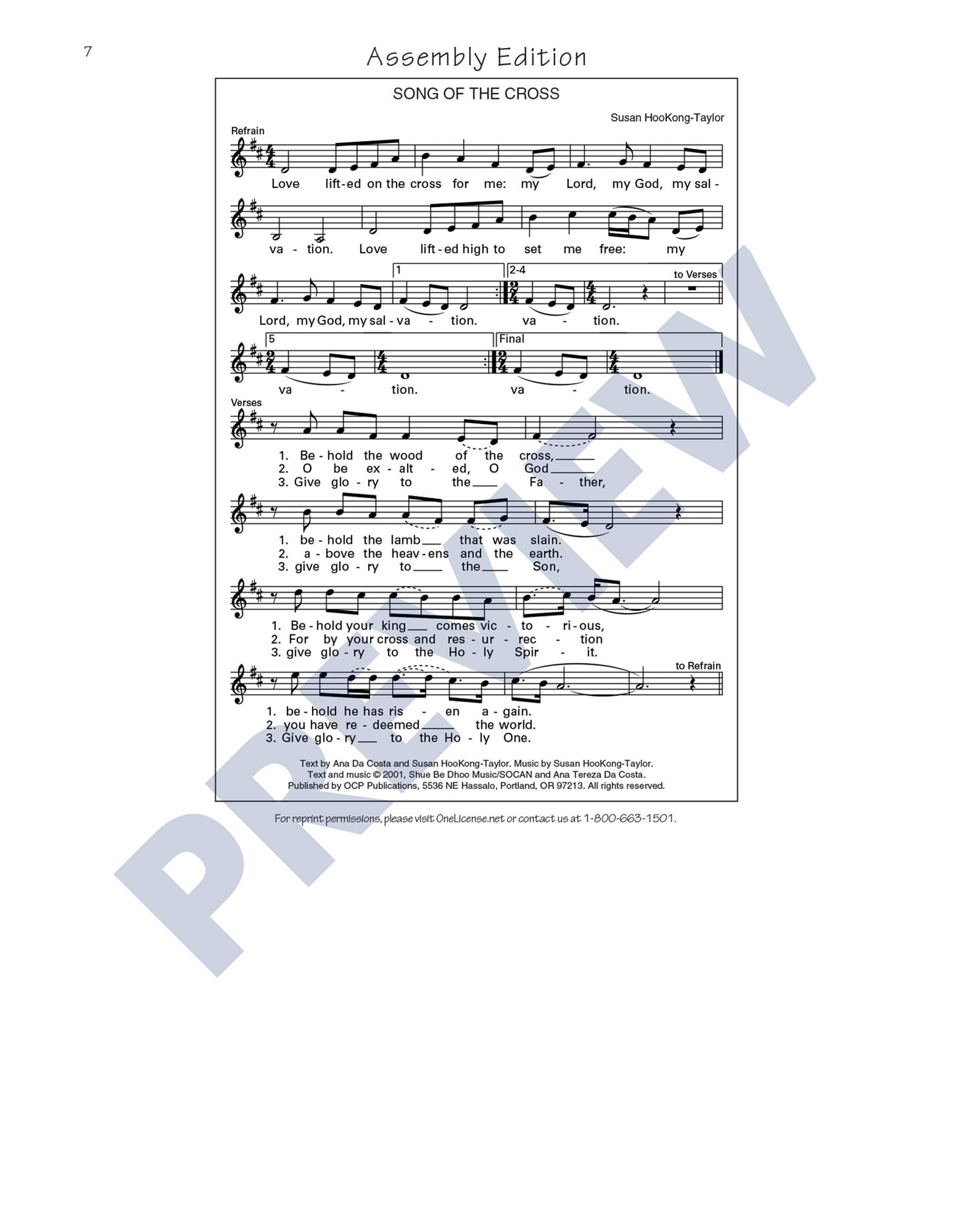 Song of the Cross