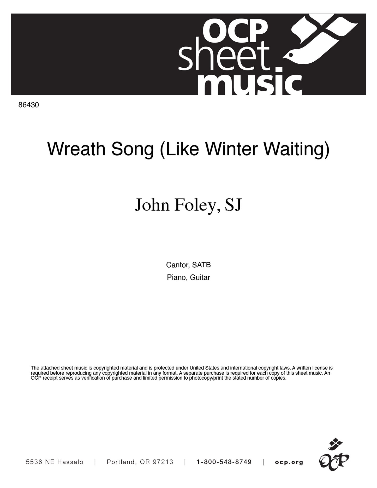 Wreath Song (Like Winter Waiting)