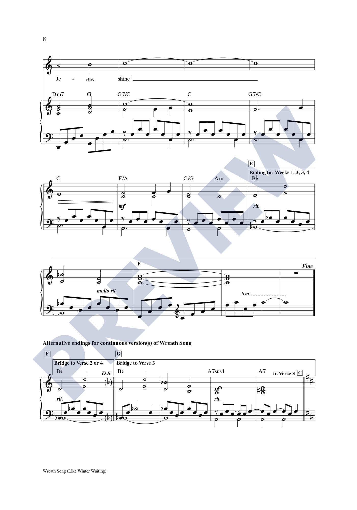 Wreath Song (Like Winter Waiting)