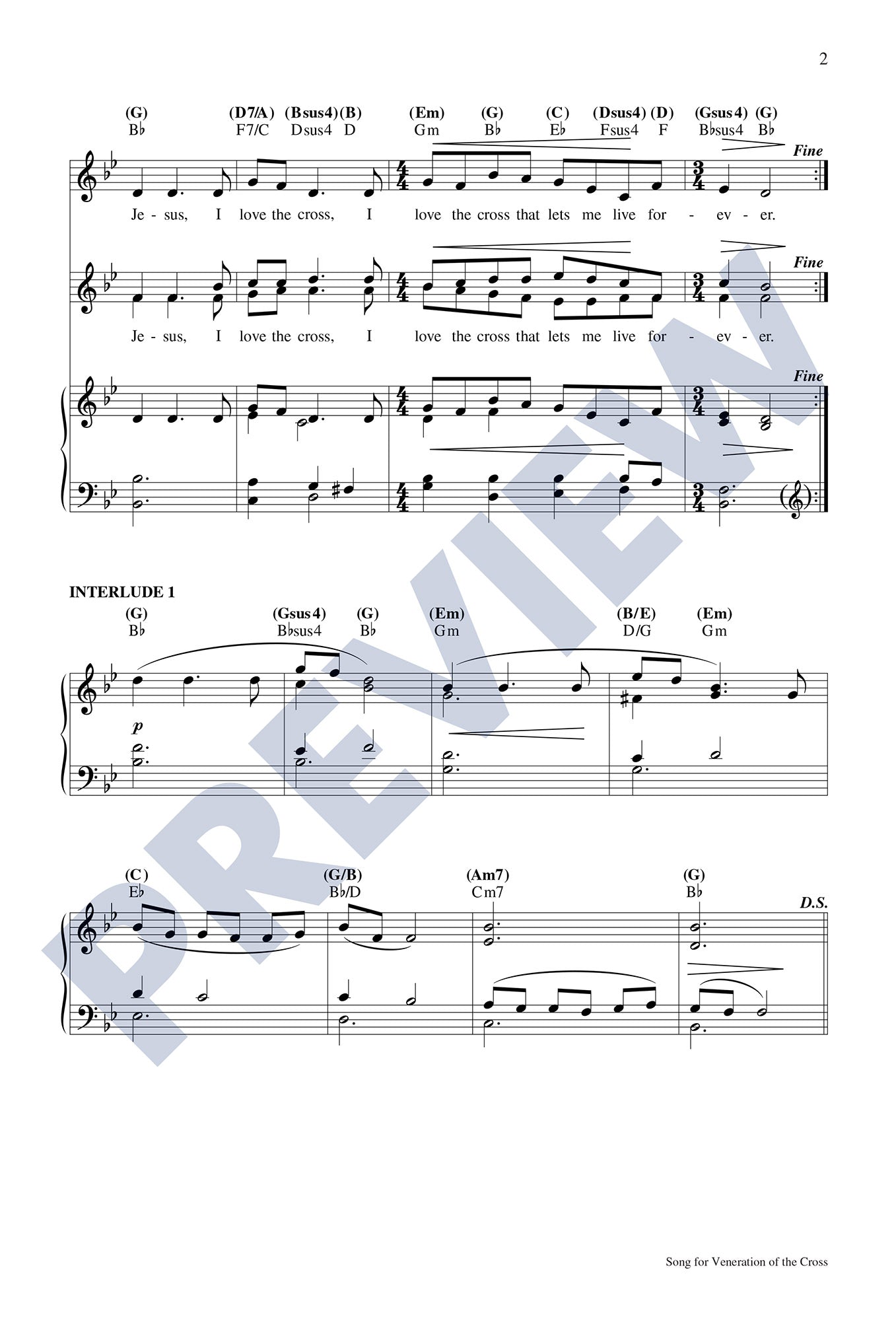 Song for Veneration of the Cross