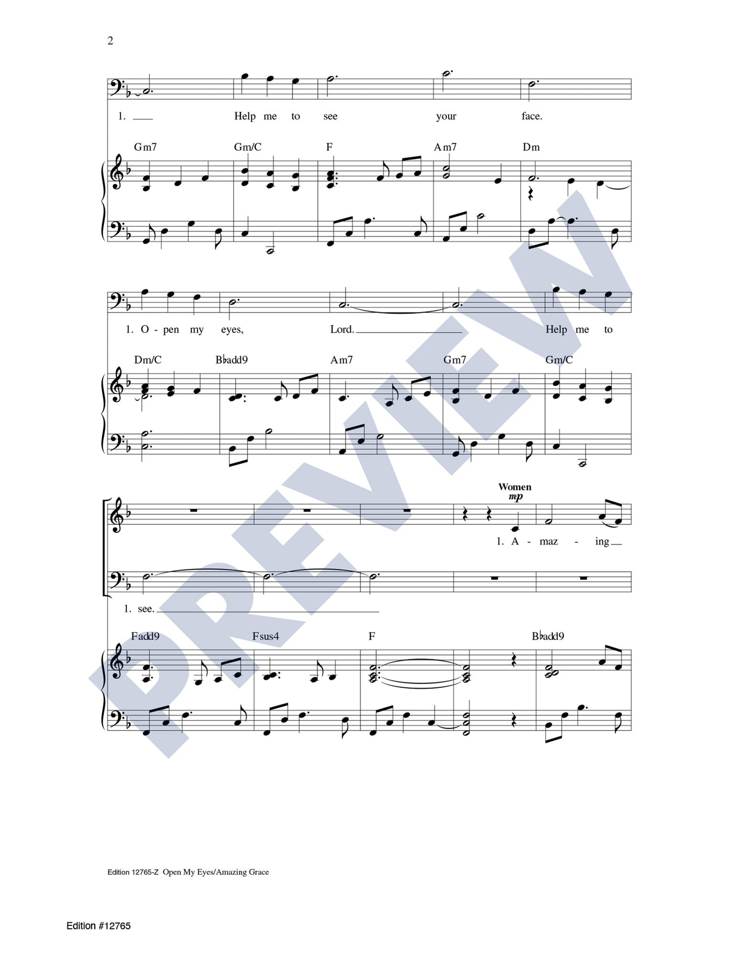 Open My Eyes/Amazing Grace